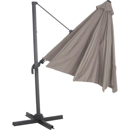 Siena Garden Ampelschirm Ø 350 Cm Taupe Mit Kurbelmechanik 18 Siena Garden Ampelschirm Ø 350 Cm Taupe Mit Kurbelmechanik – Bild 16