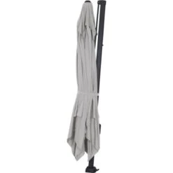 Siena Garden Ampelschirm Cirrus 350 Cm X 350 Cm Anthrazit Mit Kurbelmechanik -Outdoor Schirm Verkauf 317402 L87434 9