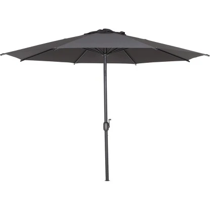 Siena Garden Marktschirm Isa Ø 300 Cm Anthrazit Mit Kurbelmechanik 4 Siena Garden Marktschirm Isa Ø 300 Cm Anthrazit Mit Kurbelmechanik – Bild 2