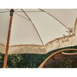 Siena Garden Marktschirm Maui Ø 180 Cm Natur Mit Schieber -Outdoor Schirm Verkauf 317453 L30525 8