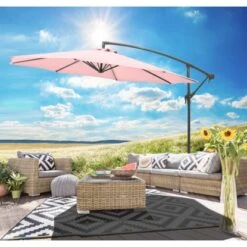 Gartenfreunde Ampelschirm Ø 300 Cm Pastell Rosa Mit Kurbel 10 Gartenfreunde Ampelschirm Ø 300 Cm Pastell Rosa Mit Kurbel -Outdoor Schirm Verkauf 320928 4655 42510839043657