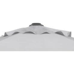 Schneider Schirme Marktschirm Ø 270 Cm Silbergrau Mit Push-Up Mechanik -Outdoor Schirm Verkauf 4000570664141 66414 4