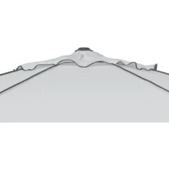 Schneider Schirme Marktschirm Ø 300 Cm Silbergrau Mit Kurbelmechanik -Outdoor Schirm Verkauf 4000570684149 68414 4