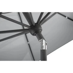 Schneider Schirme Marktschirm Ø 300 Cm Silbergrau Mit Kurbelmechanik -Outdoor Schirm Verkauf 4000570684149 68414 6