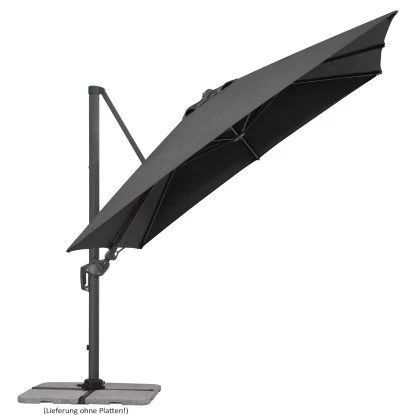 Schneider Schirme Ampelschirm 300 Cm X 358 Cm Anthrazit Mit Kurbelmechanik 5 Schneider Schirme Ampelschirm 300 Cm X 358 Cm Anthrazit Mit Kurbelmechanik – Bild 3