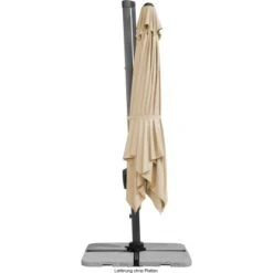 Schneider Schirme Ampelschirm 300 Cm X 360 Cm Natur Mit Kurbelmechanik -Outdoor Schirm Verkauf 4000570730020 73002 9