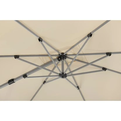 Schneider Schirme Ampelschirm 260 Cm X 416 Cm Natur Mit Kurbelmechanik 12 Schneider Schirme Ampelschirm 260 Cm X 416 Cm Natur Mit Kurbelmechanik – Bild 10