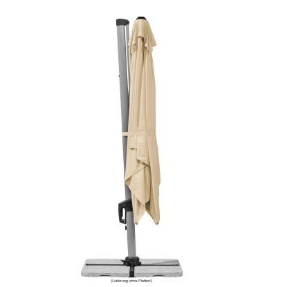 Schneider Schirme Ampelschirm 260 Cm X 416 Cm Natur Mit Kurbelmechanik 6 Schneider Schirme Ampelschirm 260 Cm X 416 Cm Natur Mit Kurbelmechanik – Bild 4