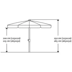 Schneider Schirme Balkonschirm 120 Cm X 225 Cm Silbergrau Mit Push-Up Mechanik 14 Schneider Schirme Balkonschirm 120 Cm X 225 Cm Silbergrau Mit Push-Up Mechanik -Outdoor Schirm Verkauf 4000570755146 75514 6