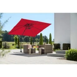 Schneider Schirme Ampelschirm 270 Cm X 340 Cm Rot Mit Kurbelmechanik 15 Schneider Schirme Ampelschirm 270 Cm X 340 Cm Rot Mit Kurbelmechanik -Outdoor Schirm Verkauf 4000570786775 78677 2