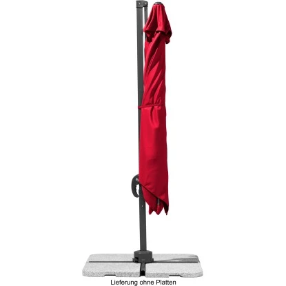 Schneider Schirme Ampelschirm 270 Cm X 340 Cm Rot Mit Kurbelmechanik 11 Schneider Schirme Ampelschirm 270 Cm X 340 Cm Rot Mit Kurbelmechanik – Bild 9