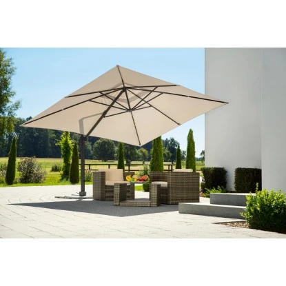 Schneider Ampelschirm Rhodos Grande 400 Cm X 300 Cm Natur Mit Kurbel 4 Schneider Ampelschirm Rhodos Grande 400 Cm X 300 Cm Natur Mit Kurbel – Bild 2