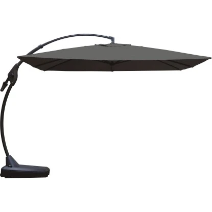 Ampelschirm Peoria 300 Cm X 300 Cm Anthrazit Mit Kurbel 3 Ampelschirm Peoria 300 Cm X 300 Cm Anthrazit Mit Kurbel