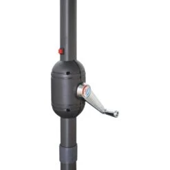 Sonnenschirm Wando Ø 270 Cm Grau Mit Kurbel Und LED-Beleuchtung -Outdoor Schirm Verkauf 4048126055265 140