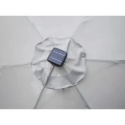 Sonnenschirm Wando Ø 270 Cm Grau Mit Kurbel Und LED-Beleuchtung -Outdoor Schirm Verkauf 4048126055265 70