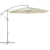 Ampelschirm Valdosta Ø 300 Cm Beige Mit Kurbel -Outdoor Schirm Verkauf 4048126605033 S01 070819