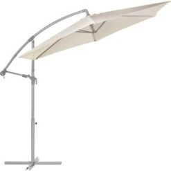 Ampelschirm Valdosta Ø 300 Cm Beige Mit Kurbel 15 Ampelschirm Valdosta Ø 300 Cm Beige Mit Kurbel -Outdoor Schirm Verkauf 4048126605033 S03 070819
