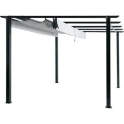 Pavillon Valleton Anthrazit 300 Cm X 400 Cm -Outdoor Schirm Verkauf 4048126615810 S02 050820 L