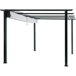 Pavillon Valleton Anthrazit 300 Cm X 400 Cm -Outdoor Schirm Verkauf 4048126615810 S03 050820 L