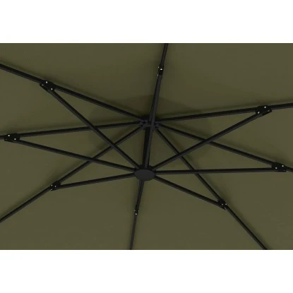 Ampelschirm Alvarado Ø 300 Cm Oliv Mit Kurbelmechanik 9 Ampelschirm Alvarado Ø 300 Cm Oliv Mit Kurbelmechanik – Bild 7