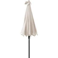 Marktschirm Limon Ø 270 Cm Weiß Mit Kurbel -Outdoor Schirm Verkauf 4048126629817 20