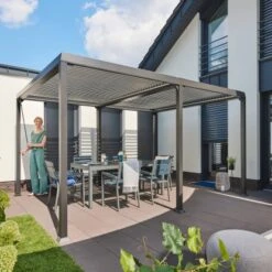 Home Deluxe Pavillon Cannes 400 Cm X 303 Cm X 223 Cm 12 Home Deluxe Pavillon Cannes 400 Cm X 303 Cm X 223 Cm -Outdoor Schirm Verkauf 4058166167897 11007200 2