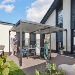 Home Deluxe Pavillon Cannes 400 Cm X 303 Cm X 223 Cm 13 Home Deluxe Pavillon Cannes 400 Cm X 303 Cm X 223 Cm -Outdoor Schirm Verkauf 4058166167897 11007200 3