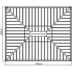 Sojag Aluminium Pavillon Messina 10 X 12 Anthrazit 298 Cm X 363 Cm X 291 Cm 21 Sojag Aluminium Pavillon Messina 10 X 12 Anthrazit 298 Cm X 363 Cm X 291 Cm -Outdoor Schirm Verkauf 41 sj03100 messina10x12 10