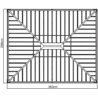 Sojag Aluminium Pavillon Messina 10 X 12 Anthrazit 298 Cm X 363 Cm X 291 Cm 12 Sojag Aluminium Pavillon Messina 10 X 12 Anthrazit 298 Cm X 363 Cm X 291 Cm – Bild 10