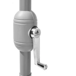 Gartenfreude Marktschirm Ø 270 Cm Grau Mit Kurbelmechanik -Outdoor Schirm Verkauf 4251083905713 4655 04 1