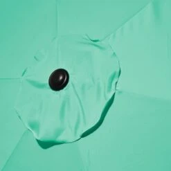 Gartenfreude Marktschirm Ø 200 Cm Grün Mit Kurbelmechanik -Outdoor Schirm Verkauf 4251083905775 4655 03