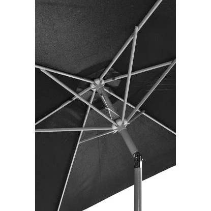 Gartenfreude Marktschirm Ø 270 Cm Anthrazit Mit Kurbelmechanik 5 Gartenfreude Marktschirm Ø 270 Cm Anthrazit Mit Kurbelmechanik – Bild 3