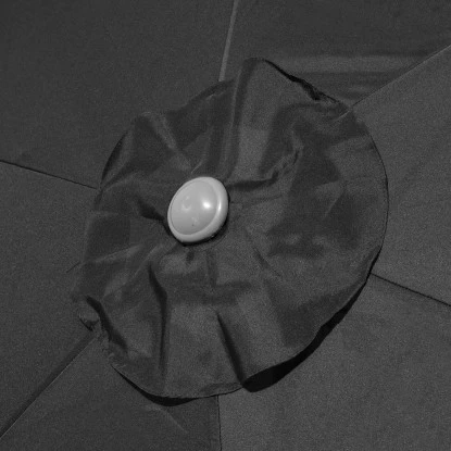 Gartenfreude Marktschirm Ø 300 Cm Anthrazit Mit Kurbelmechanik 6 Gartenfreude Marktschirm Ø 300 Cm Anthrazit Mit Kurbelmechanik – Bild 4