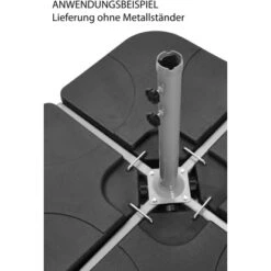 Gartenfreude Sonnenschirmständer Zum Befüllen Bis Zu 80 Kg 10 Gartenfreude Sonnenschirmständer Zum Befüllen Bis Zu 80 Kg -Outdoor Schirm Verkauf 4251083905997 4655 03