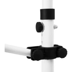 Gartenfreude Klemmmarkise Blau/Weiß 200 X 120 Cm Ohne Bohren, Wellen Schnitt -Outdoor Schirm Verkauf 4251083911660 4655 8