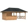 Palmako Holz-Pavillon Bianca 16,6 M² Set 3 Braun Tauchgrundiert 2 Palmako Holz-Pavillon Bianca 16,6 M² Set 3 Braun Tauchgrundiert -Outdoor Schirm Verkauf 4743142005170 4980 S 01