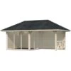 Palmako Holz-Pavillon Bianca 16,6 M² Set 4 Tansparent Tauchgrundiert -Outdoor Schirm Verkauf 4743142005200 4980 S 03