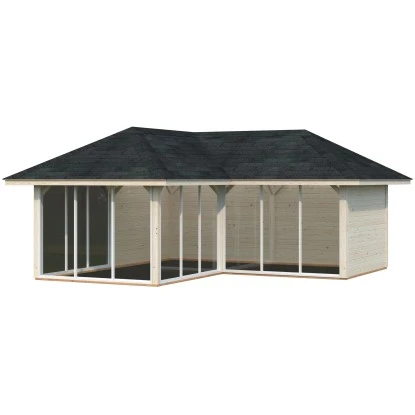 Palmako Holz-Pavillon Bianca 24,9 M² Set 4 Tansparent Tauchgrundiert 4 Palmako Holz-Pavillon Bianca 24,9 M² Set 4 Tansparent Tauchgrundiert – Bild 2