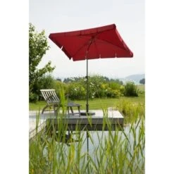 Schneider Schirme Balkonschirm Aquila 150 Cm X 265 Cm Dunkelrot -Outdoor Schirm Verkauf 475490 2630 2
