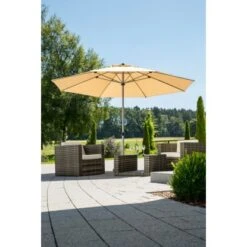 Schneider Sonnenschirm Gemini Natur Ø 360 Cm 11 Schneider Sonnenschirm Gemini Natur Ø 360 Cm -Outdoor Schirm Verkauf 475505 2630 2
