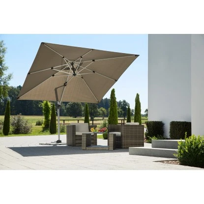 Schneider Schirme Ampelschirm Monaco 300 Cm X 365 Cm Mit Kurbelmechanik 4 Schneider Schirme Ampelschirm Monaco 300 Cm X 365 Cm Mit Kurbelmechanik – Bild 2