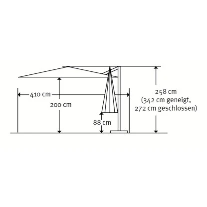 Schneider Schirme Ampelschirm Bermuda Ø 350 Cm Rot Mit Kurbelmechanik 17 Schneider Schirme Ampelschirm Bermuda Ø 350 Cm Rot Mit Kurbelmechanik – Bild 15