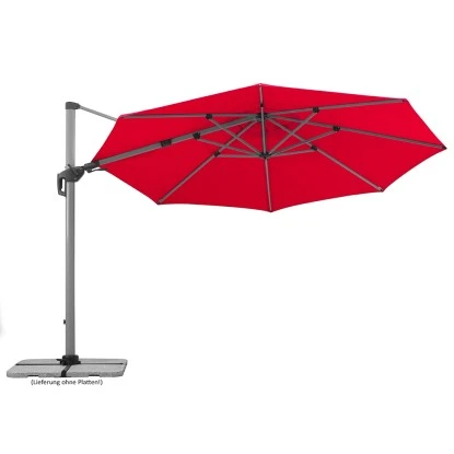 Schneider Schirme Ampelschirm Bermuda Ø 350 Cm Rot Mit Kurbelmechanik 5 Schneider Schirme Ampelschirm Bermuda Ø 350 Cm Rot Mit Kurbelmechanik – Bild 3