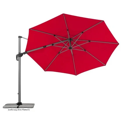 Schneider Schirme Ampelschirm Bermuda Ø 350 Cm Rot Mit Kurbelmechanik 6 Schneider Schirme Ampelschirm Bermuda Ø 350 Cm Rot Mit Kurbelmechanik – Bild 4