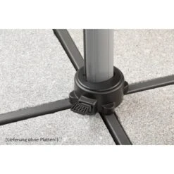 Schneider Schirme Ampelschirm Bermuda Ø 350 Cm Anthrazit Mit Kurbelmechanik -Outdoor Schirm Verkauf 475709 2630 14