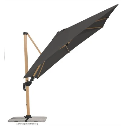 Schneider Schirme Ampelschirm Rhodos 300 Cm X 360 Cm Anthrazit 6 Schneider Schirme Ampelschirm Rhodos 300 Cm X 360 Cm Anthrazit – Bild 4