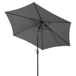 Schneider Sonnenschirm Napoli Anthrazit Ø 270 Cm -Outdoor Schirm Verkauf 475802 2630 3