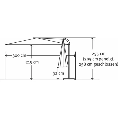 Schneider Ampelschirm Genua Terracotta Ø 300 Cm 11 Schneider Ampelschirm Genua Terracotta Ø 300 Cm – Bild 9