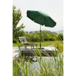 Schneider Schirme Balkonschirm Ø 200 Cm Grün Mit Push-Up Mechanik -Outdoor Schirm Verkauf 476932 2630 2
