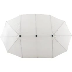 Balkonschirm Cloyna Ø 270 Cm Ecru Mit Kurbelmechanik -Outdoor Schirm Verkauf 48126615148 CU04 0508 20 L